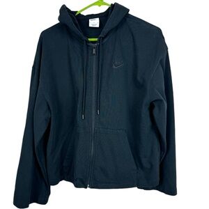 Nike Sportswear Black Full Zip Hoodie Size M